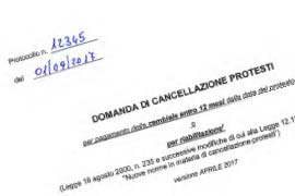 Cancellazione Protesti